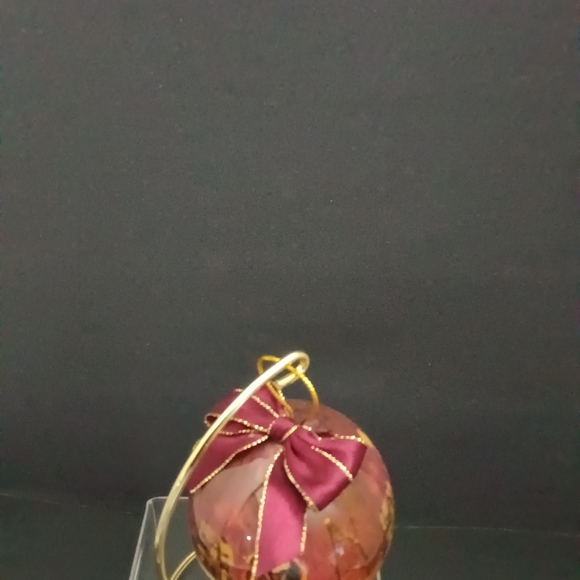 Matix Burgundy and Gold Ornament - Picture 6 of 9